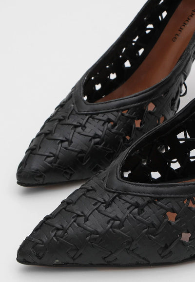 Capodarte - Zapatos de Cuero Trenzado