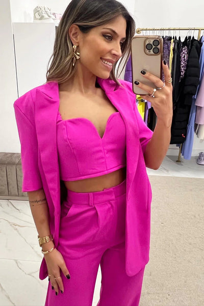 Mia Bakana - LancaPerfume - Blazer Fucsia