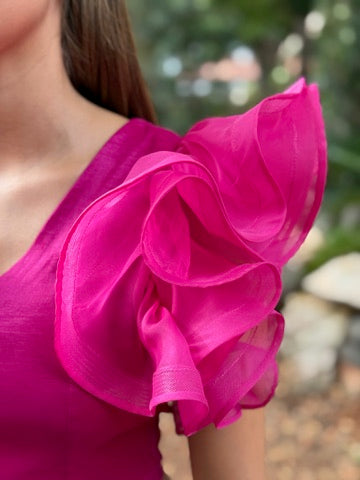 Via Sucesso - Top Tulipan Fucsia
