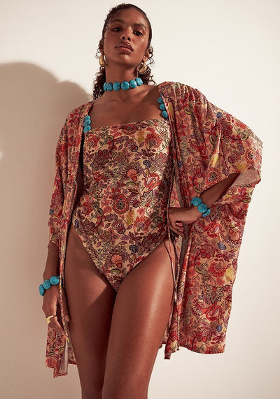 CINNTRE - Kaftan Estampado