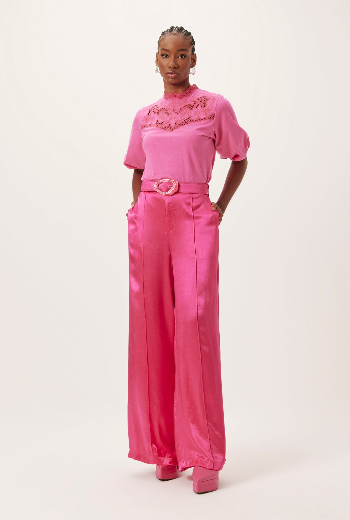 Mia Bakana - Dimy - Pantalon de Saten