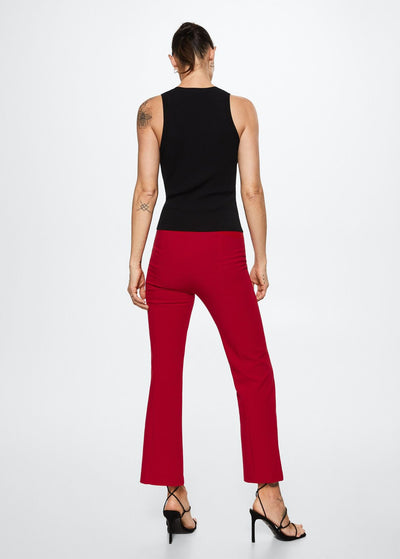 MNG - Pantalón Flare Crop