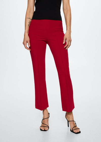 MNG - Pantalón Flare Crop