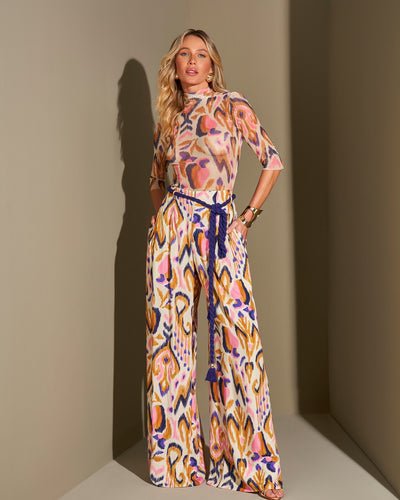 CINNTRE - Pantalon Estampa Colores