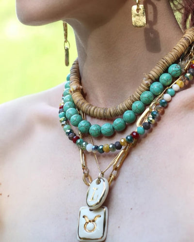 Project-White - Mechi Garay - Collar Ovo Combinado Colores