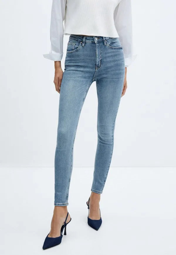 Mango -Jeans skinny tiro medio Elsa