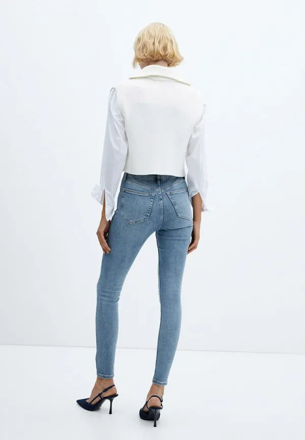 Mango -Jeans skinny tiro medio Elsa