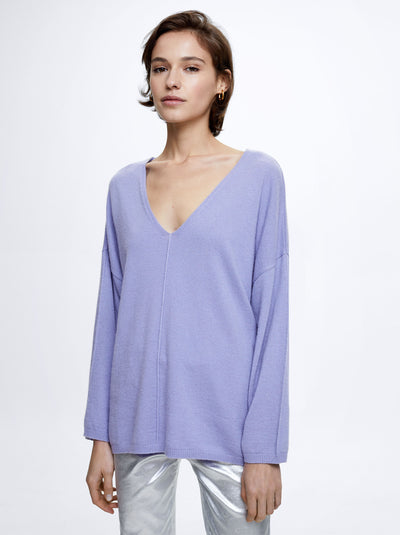 Parfois - Pullover Escote V Lavanda