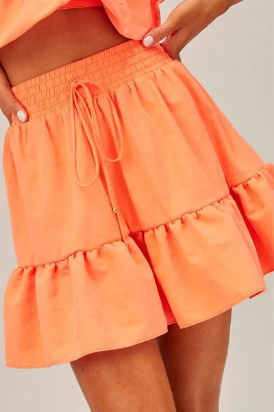 Mia Bakana - LancaPerfume - Falda Salmon