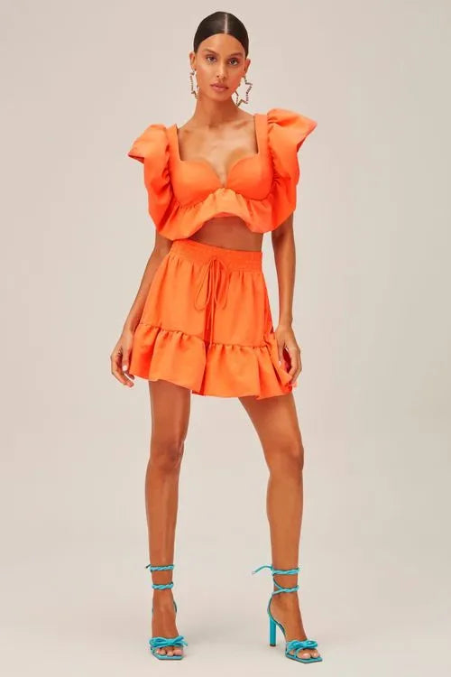 Mia Bakana - LancaPerfume - Falda Salmon