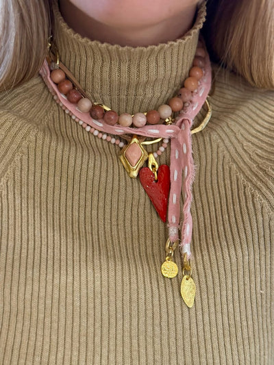 Project-White - Mechi Garay - Collar Ovo Piedra Terracota