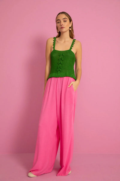Project-White - Pantalon Electra Rosa