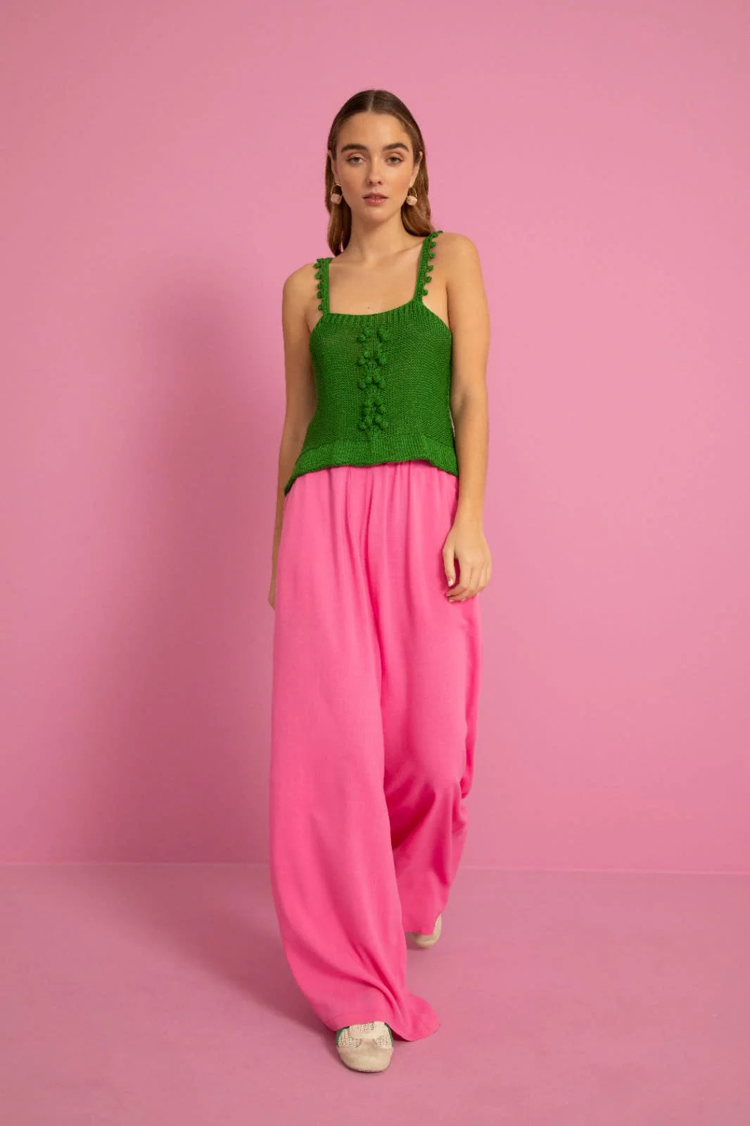 Project-White - Pantalon Electra Rosa