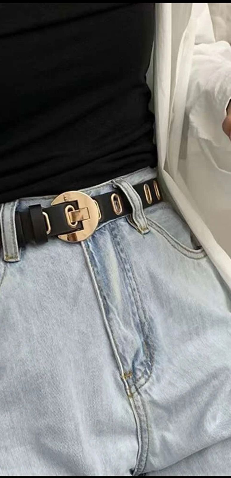 Unico - Cinto Grunge negro