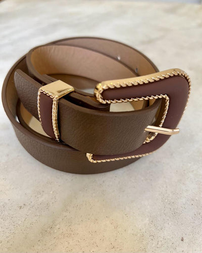 Unico - Cinturon Marron