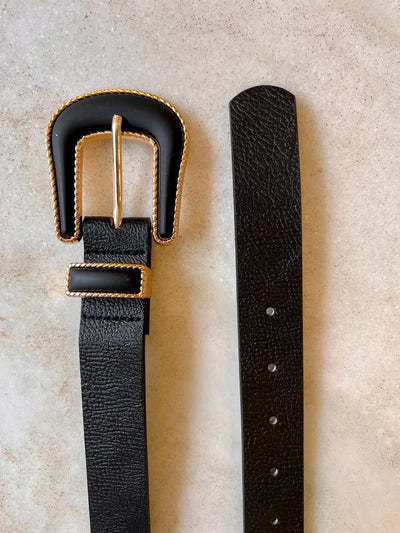 Unico - Cinturon Suela,Negro,Marron