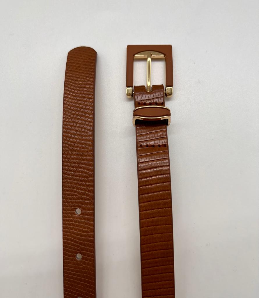 Unico - Cinturon Fino Marron