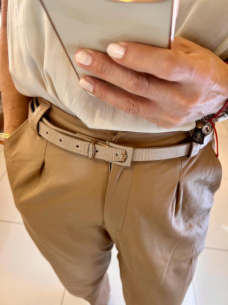 Unico - Cinturon  Beige