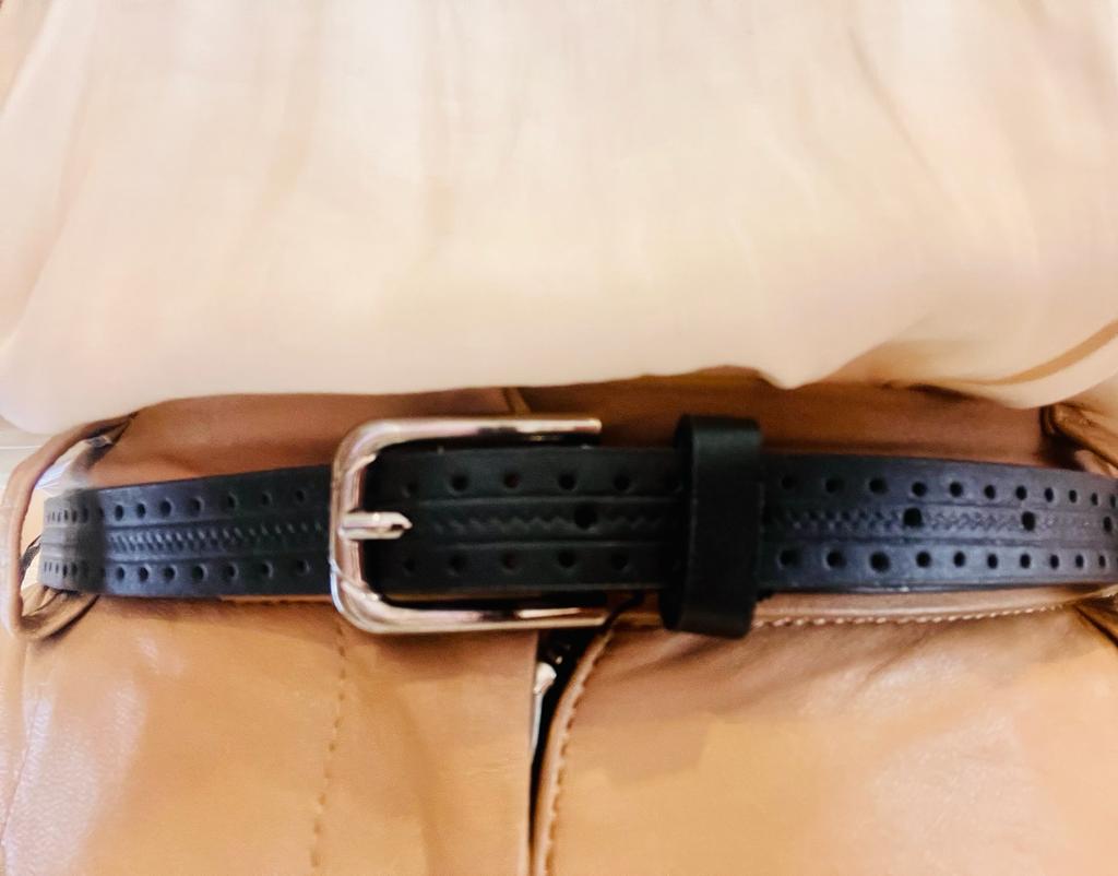 Unico - Cinturon Fino negro