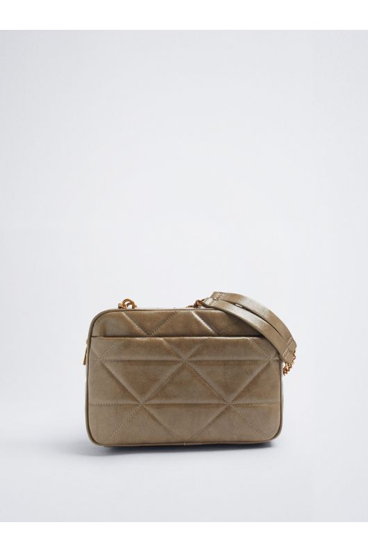 Parfois - Bolso efecto piel con asas de cadena