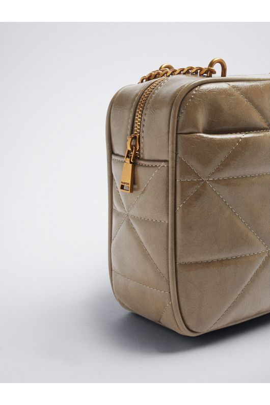 Parfois - Bolso efecto piel con asas de cadena