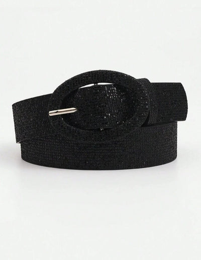 Unico - Cinturon Glitter negro