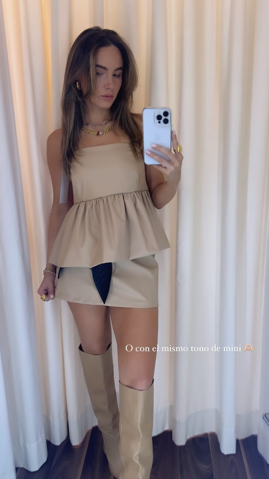 Casabianca - Pollera Rosario Beige