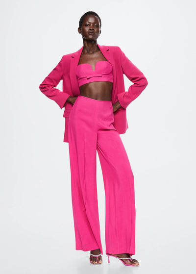 MNG - Pantalón fluido wideleg