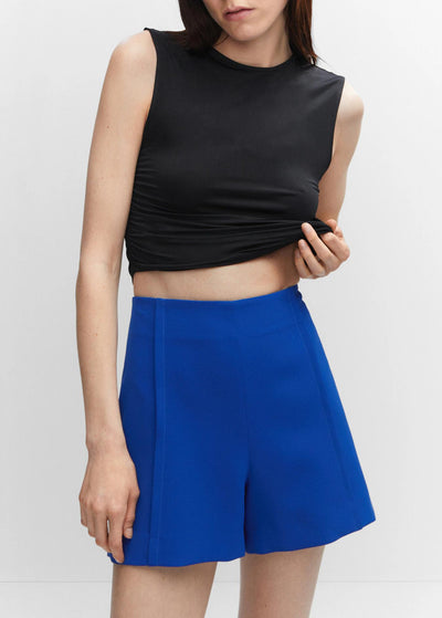 MNG -Shorts rectos tiro alto