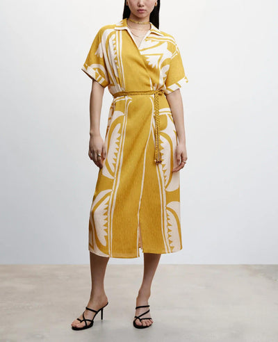 MNG - Vestido Oliva
