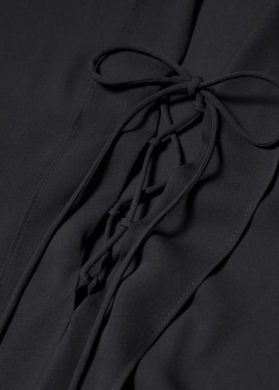 MNG - Blusa volantes lazo