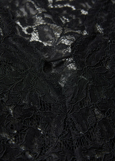 MNG - Blusa guipur floral