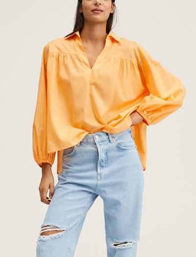 Mng -  Blusa 100% algodón