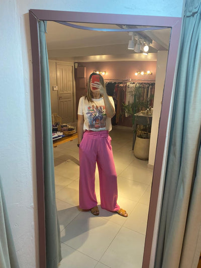 Project-White - Pantalon Electra Rosa