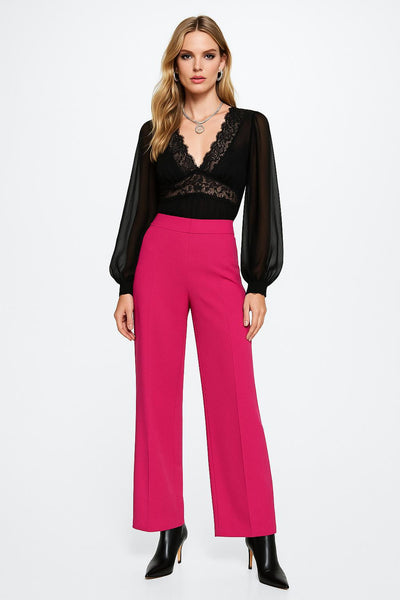 MNG - Pantalón fluido wideleg
