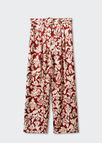 MNG - Pantalon palazzo estampado