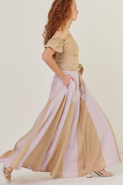Project-White - Falda Gaudi Lilac