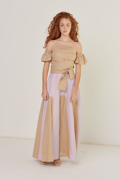 Project-White - Falda Gaudi Lilac