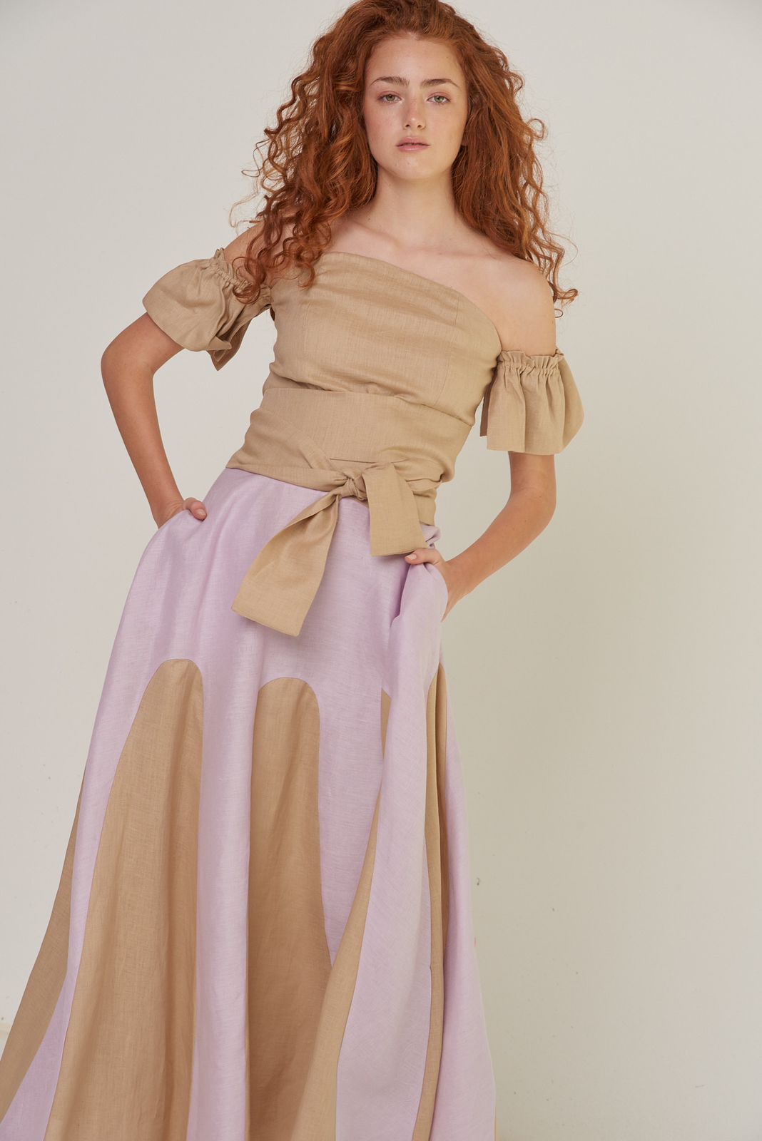 Project-White - Falda Gaudi Lilac