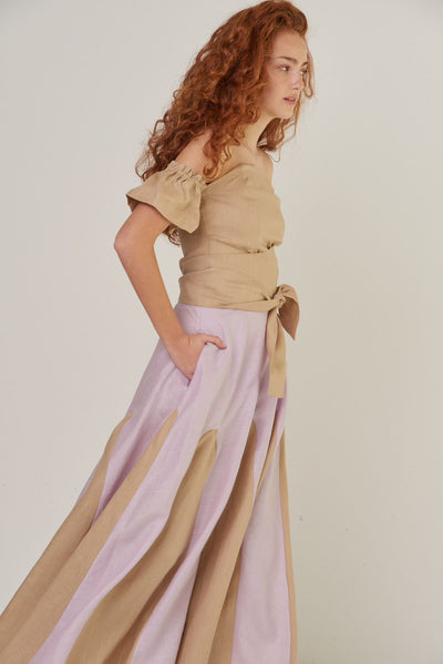 Project-White - Falda Gaudi Lilac