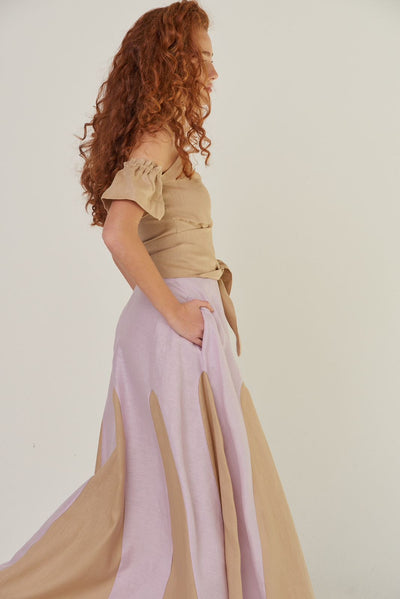 Project-White - Falda Gaudi Lilac