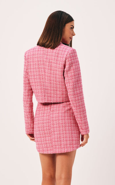 CINNTRE - Blazer Tweed Rosa