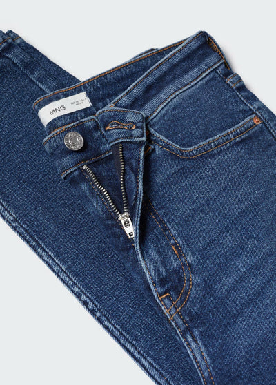 MNG- Jeans skinny tiro alto