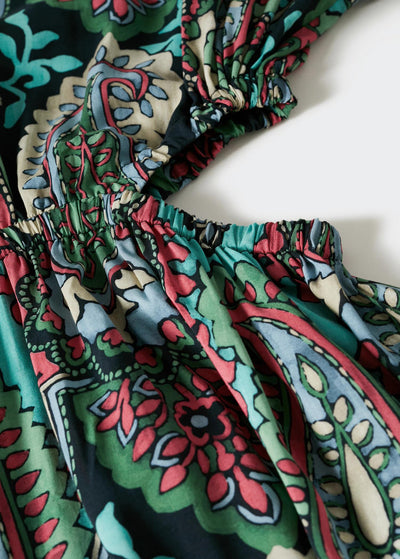 MNG- Vestido largo paisley