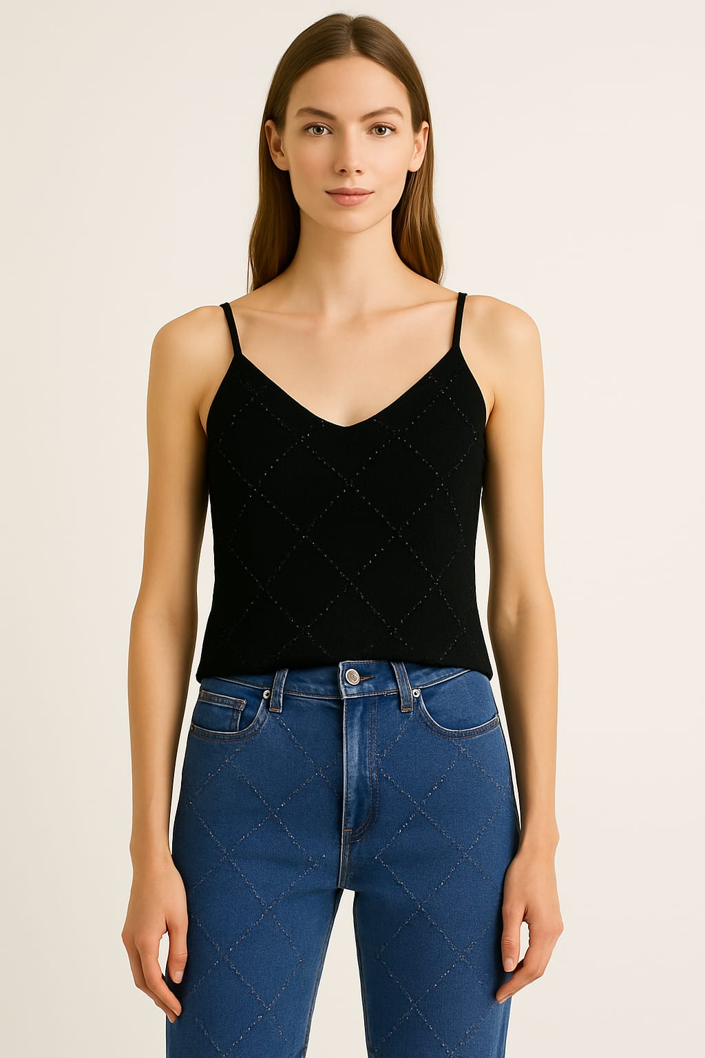 CINNTRE - Blusa Tricot Shine