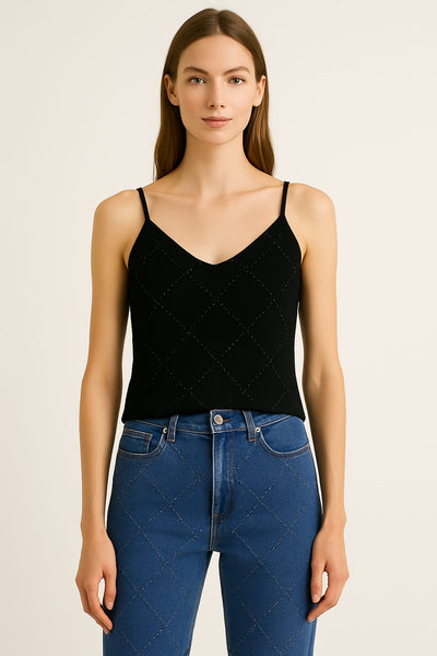 CINNTRE - Blusa Tricot Shine