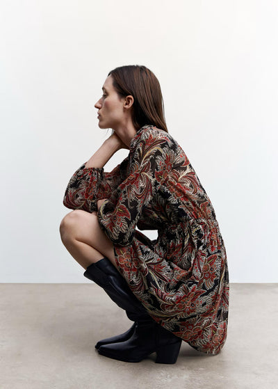 MNG - Vestido gasa floral