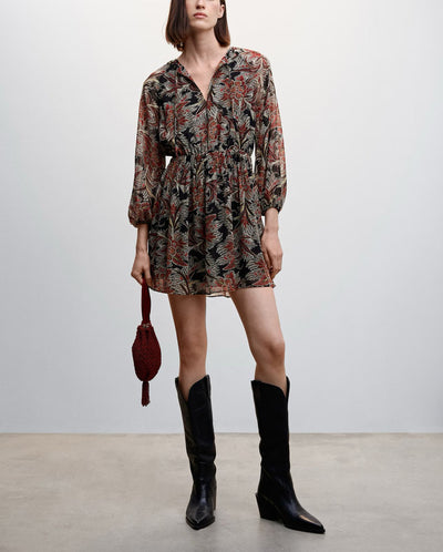 MNG - Vestido gasa floral