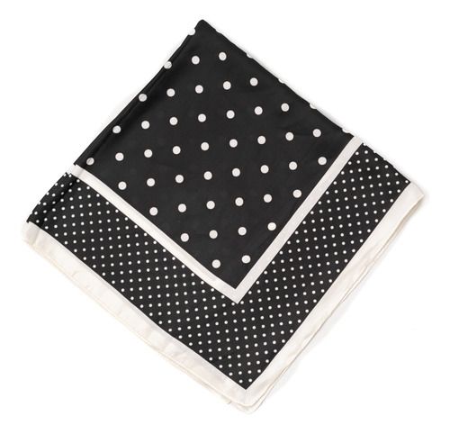essentials - Pañoleta Satinada Negra