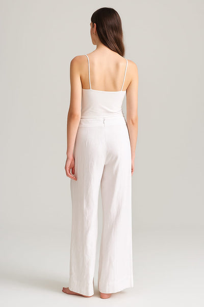 CINNTRE - Pantalón Ancho de Lino